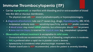 Immune Thrombocytopenia ITP [upl. by Ruon]