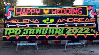 Happy Wedding Helena amp Andreas Dari  IPD JANUARI 2022 [upl. by Ennirroc]