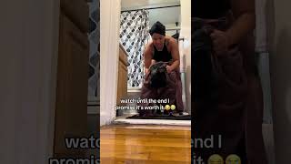 Shower and towel dog rottweiler rotweilerlove babyanimal funny rotwillerfunny babydog puppy [upl. by Volnak191]