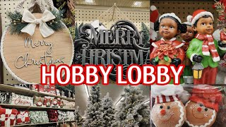 HOBBY LOBBY CHRISTMAS DECOR [upl. by Nomelif]