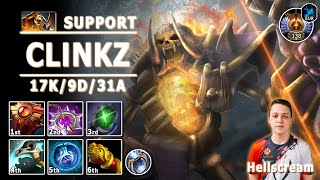 Clinkz Soft Support  733c  Hellscream Pos 4 Clinkz Play  Dota 2 Immortal Gameplay [upl. by Yregram]