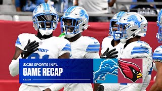 Lions stand tall in Arizona continue DOMINANCE over Cardinals  Game Recap [upl. by Orgel]