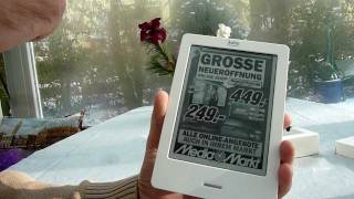 Kobo eReader Touch Unboxing und erster Eindruck [upl. by Kus]