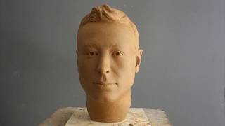 Bildhauerin Sorina von Keyserling Modellierung eines Portraits in Ton sculpting of a clay portrait [upl. by Atinhoj626]