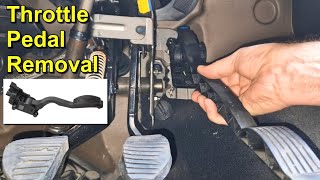 Throttle Pedal Position Sensor Removal  Peugeot 307 [upl. by Kartis]