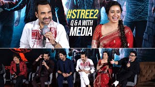 Shraddha Kapoor Rajkummar Pankaj Tripathi and Stree 2 Team Q amp A With Media  stree2 Trailer [upl. by Acimehs]