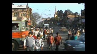 India Kolkata 1997 Chowringhee Road 1997 and 2000 [upl. by Sawtelle659]