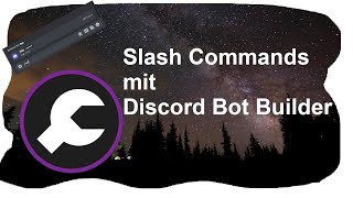 Slash Commands  Discord Bot Builder  NoPro200 [upl. by Maddie]