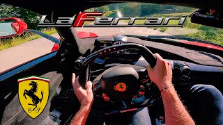 INSANE POV  Ferrari LAFERRARI V12  FAST DRIVE on MOUNTAIN ROADS [upl. by Robb]