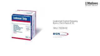 Leukomed Control Dressing 8cm x 15cm Pack of 10 73230 02 1920x1080 [upl. by Thormora165]