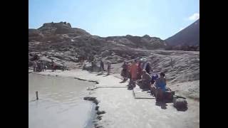 VULCANO  ISOLE EOLIE LipariSicilia  FANGHI SULFUREI e SPIAGGIA NERA Aeolian Islandsvideo live [upl. by Ylam]