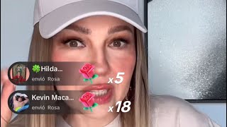 Thalia TikTok Live  A Mucha Honra  Te Va a Doler Remix Video [upl. by Hicks]