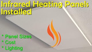 Infrared Heating Panels  Installation Operation and Costs [upl. by Eenerb]