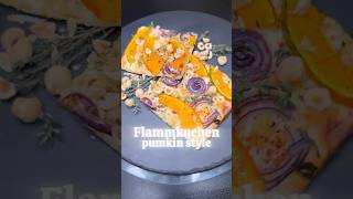 Flammkuchen Pumkin Style 🎃🧡 reels pumkin Rezepte Flammkuchen [upl. by Silohcin]