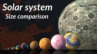 Solar system  Size comparison [upl. by Silvia]