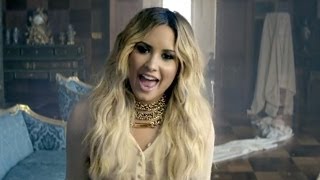 Demi Lovato Transformation in New quotLet It Goquot Music Video [upl. by Ardnuassac]