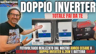 RISCALDAMENTO ED ENERGIA Fai da te Con limpianto di SIMONE By Cesare diy offgrid [upl. by Ansela]