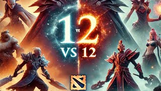 Chaos Unleashed Epic 12v12 Dota 2 Battles Live [upl. by Dorella79]