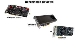 MSI Radeon R9270X vs GTX 660ti vs ATI 7870XT Benchmarks [upl. by Enirbas]