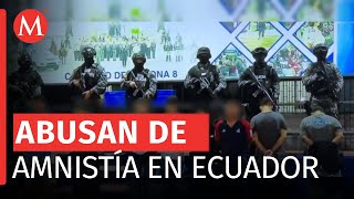 Amnistía para el uso de la fuerza en detenciones en Ecuador durante estado de excepción [upl. by Nnylirret]