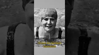 Gertrude Ederle Manş Denizini Geçen İlk Kadın sports shorts swimming [upl. by Amles329]