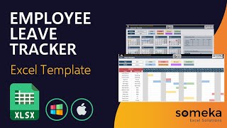 Employee Leave Tracker amp Vacation Planner  Manage Staff Holidays Easily in Excel [upl. by Novaj593]