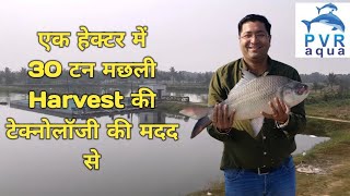 एक हेक्टर में 30 टन का उत्पादन कर रहा है ये किसान । IPRS Farm Visit amp Good Insights । FishFarming [upl. by Ahsaenat]