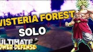 Wisteria forest solo run  Ultimate Tower Defense [upl. by Balbinder]