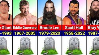 WWE Wrestlers Who Have Died [upl. by Ynaffik881]