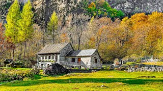 Fontanellata is a secluded Swiss village in Ticino 🇨🇭 Switzerland 4K [upl. by Kennith102]