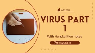 VIRUS part 1 classification of virus TMV lwith handwritten notes [upl. by Kailey]