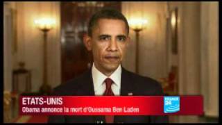 EtatsUnis  Obama annonce la mort dOussama Ben Laden [upl. by Nahgen]