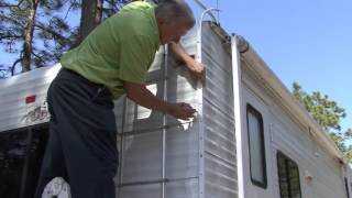 How To Reseal RV Corner Molding [upl. by Marilee910]