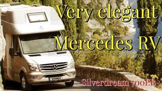 Amazing luxury Mercedes RV  Silverdream 700EB [upl. by Alauqahs]