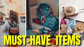 Must Have Items for Your Travel Packing Checklist [upl. by Nodlehs282]