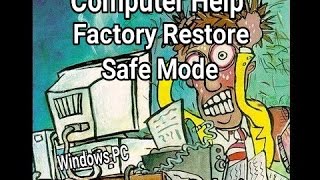 How To Restore Microsoft Windows 7 amp Vista in Safe Mode GET HELP NOW [upl. by Alyehs]