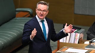 ‘What an embarrassment’ Chris Bowen slammed over decision on nuclear energy pact [upl. by Flori]