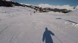 Arosa Lenzerheide 2021 skiing blue piste 15 [upl. by Arac]