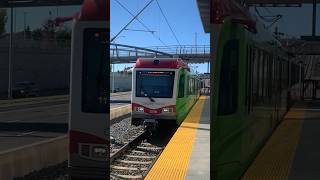 SD160 Series 8 Enters Crowfoot Station calgary transit train calgarytransit shorts [upl. by Kashden]