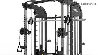 GF AllinOne Functional Smith Trainer Premium X6 [upl. by Cowan]