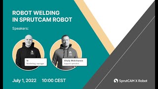 Welding operation in SprutCAM Robot [upl. by Kristal897]