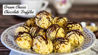 Cream Cheese Chocolate Truffles Recipe [upl. by Akinit]