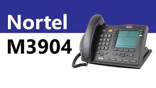 The Nortel M3904 Digital Phone  Product Overview [upl. by Lesser1]