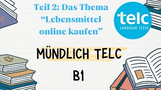 Telc B1  das Thema Lebensmittel online kaufen [upl. by Montano]