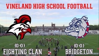 Vineland High School Football vs Bridgeton 2017 [upl. by Kamp708]