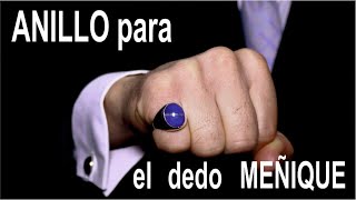 Cómo hacer un anillo para el dedo meñique con piedra Sodalita [upl. by Tirrej]