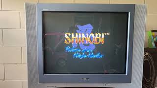 Sony Trinitron KV27FV310 CRT Retro Gaming  Shinobi III Genesis [upl. by Aitital]