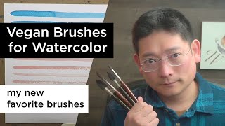 Vegan Brushes for Watercolor Escoda Ultimo Escoda Versatil [upl. by Apostles]