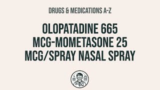 How to use Olopatadine 665 McgMometasone 25 McgSpray Nasal Spray  Explain UsesSide EffectsInte [upl. by Guimar667]