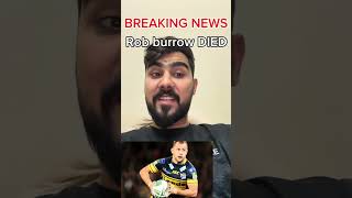 Rob Burrow DEAD🥲 [upl. by Nnahgem]